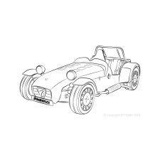 Silentblocs Powerflex Caterham 7 Chassis Imperial DeDion zonder Watts (1973-2006) - BUN-PF-00244 - BUN-PF-00244