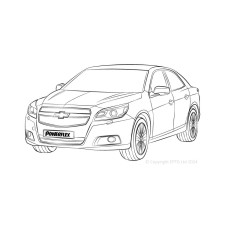Boccole Powerflex Chevrolet Malibu MK8 V300 (2012 - 2017) - BUN-PF-00251 - BUN-PF-00251