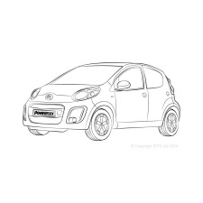 Boccole Powerflex Citroen C1 (2005 - 2014) - BUN-PF-00264 - BUN-PF-00264