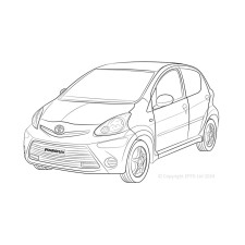 Powerflex bushes Toyota Aygo (2005 - 2014) - BUN-PF-01006