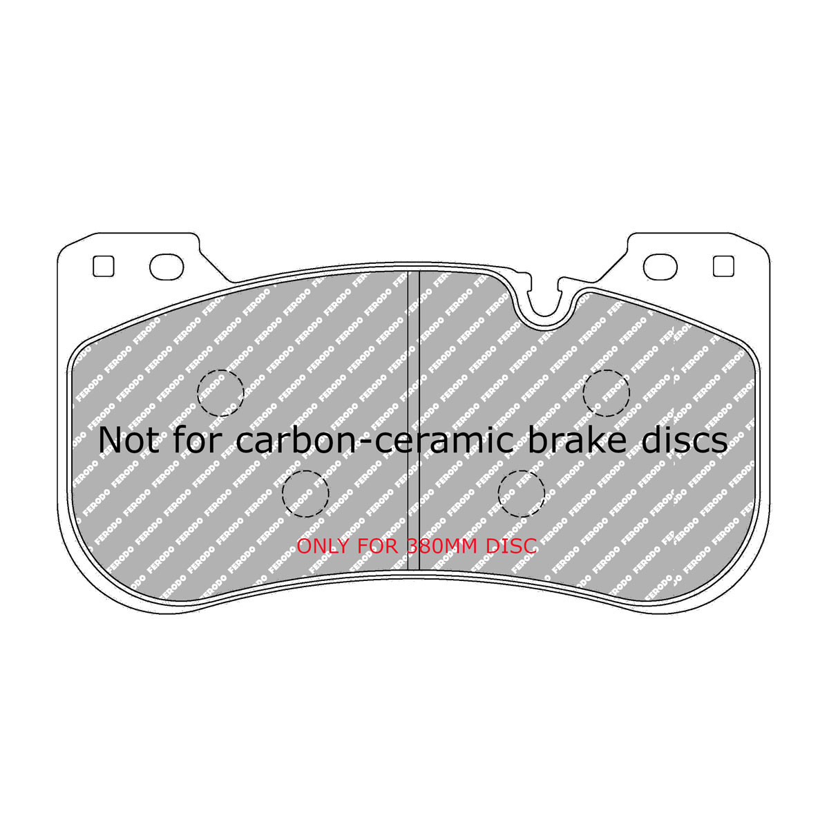 Ferodo DS2500 remblokken BMW M3 / M4 voor - F-CP5546H - FCP5546H - 3666618516974