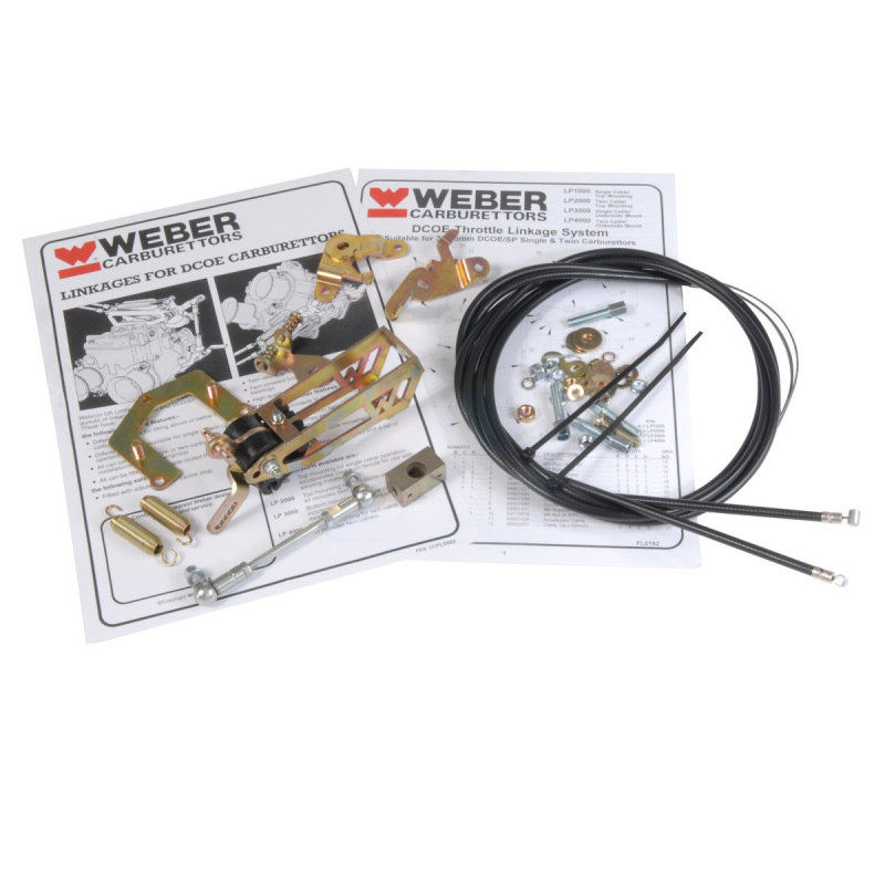 Commande Double Accélérateur Haut pro Weber DCOE Carburateur - W-CDACHP - LP2000 - 3661768137680