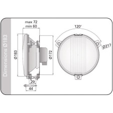 GT2i Race & Safety-kopoptiek met lange spanwijdte van 183 mm