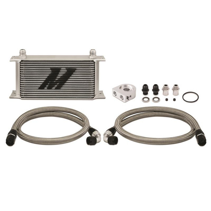 Universele thermostatische oliekoeler kit MISHIMOTO 19 rijen - MIM-OC-ULTBK.N - MMOC-ULTBK