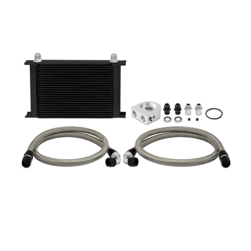 Universele thermostatische oliekoeler kit MISHIMOTO 19 rijen - MIM-OC-ULTBK.N - MMOC-ULTBK