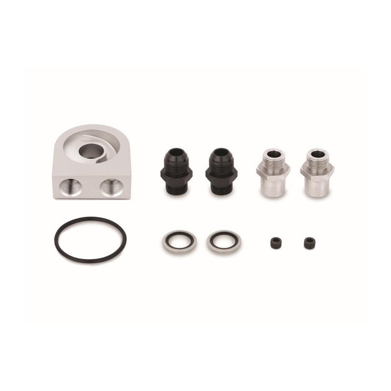 Kit radiatore dell'olio universale termostatico MISHIMOTO a 19 file - MIM-OC-ULTBK.N - MMOC-ULTBK