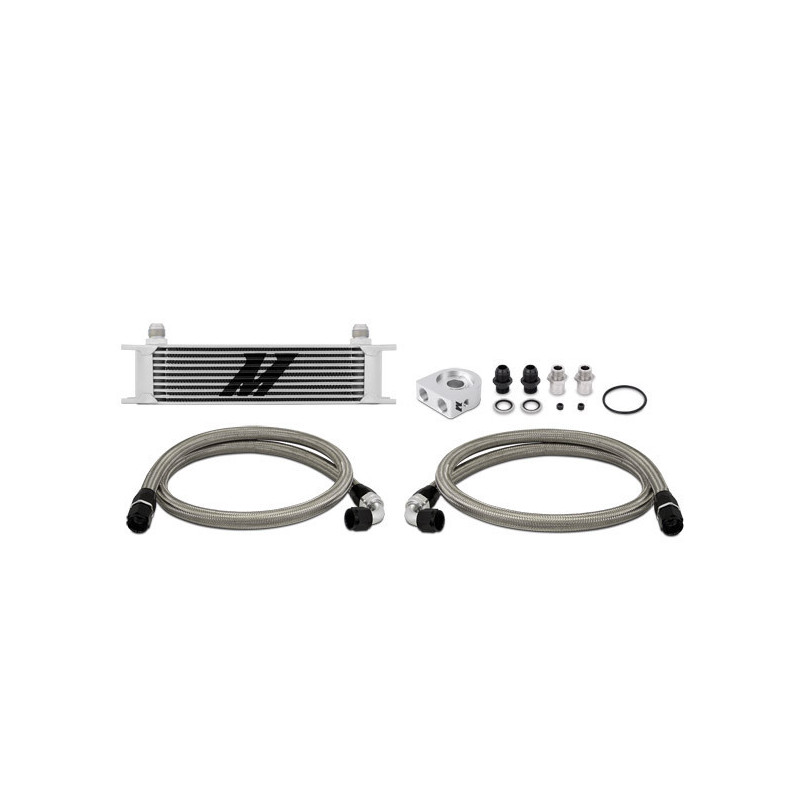 Universele oliekoeler kit MISHIMOTO 10 rijen - MIM-OC-U.SI - MMOC-U