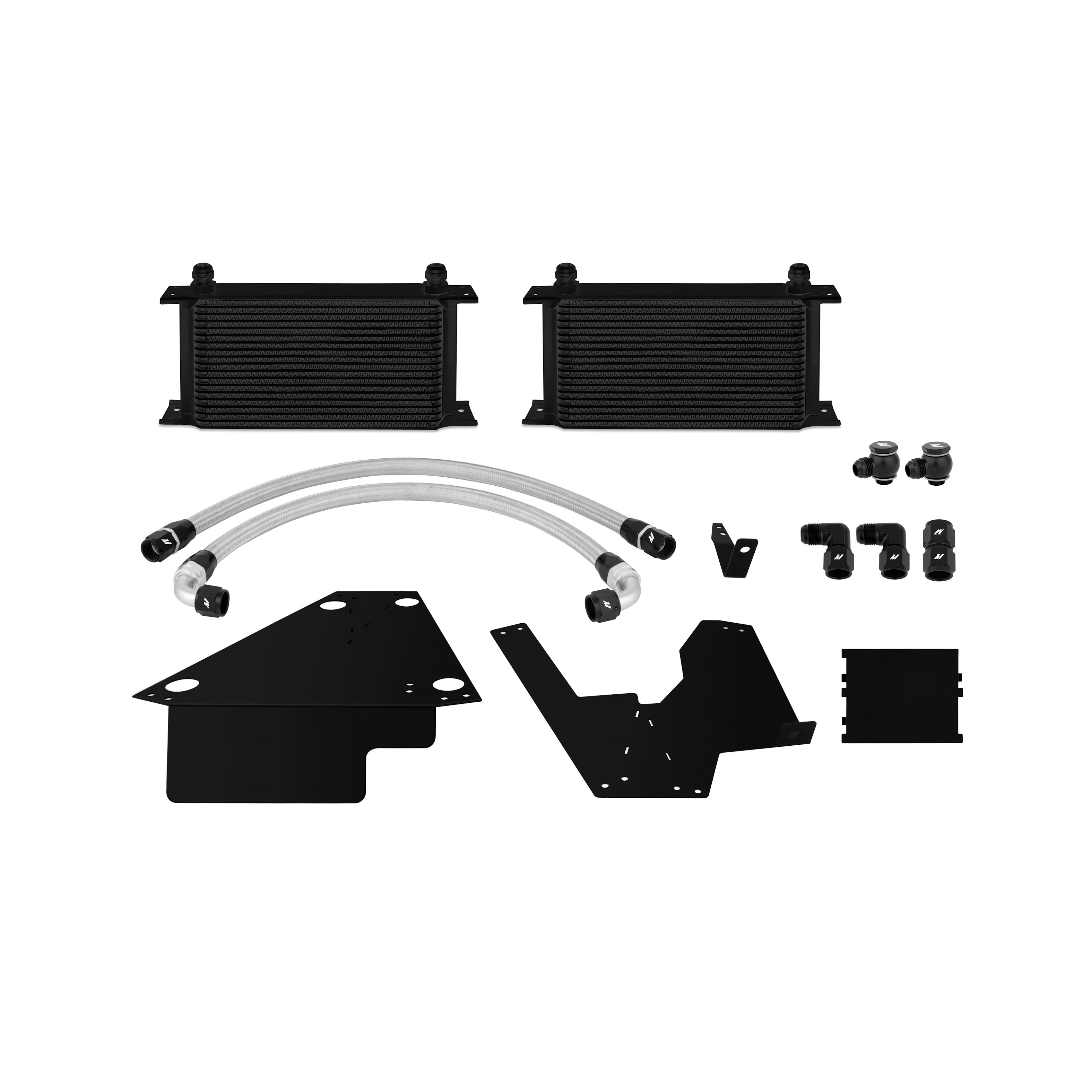Set radiator de ulei MISHIMOTO pentru Mitsubishi Lancer Evo X (2008-2015) - MIM-OC-EVO-08.N - MMOC-EVO-08BK