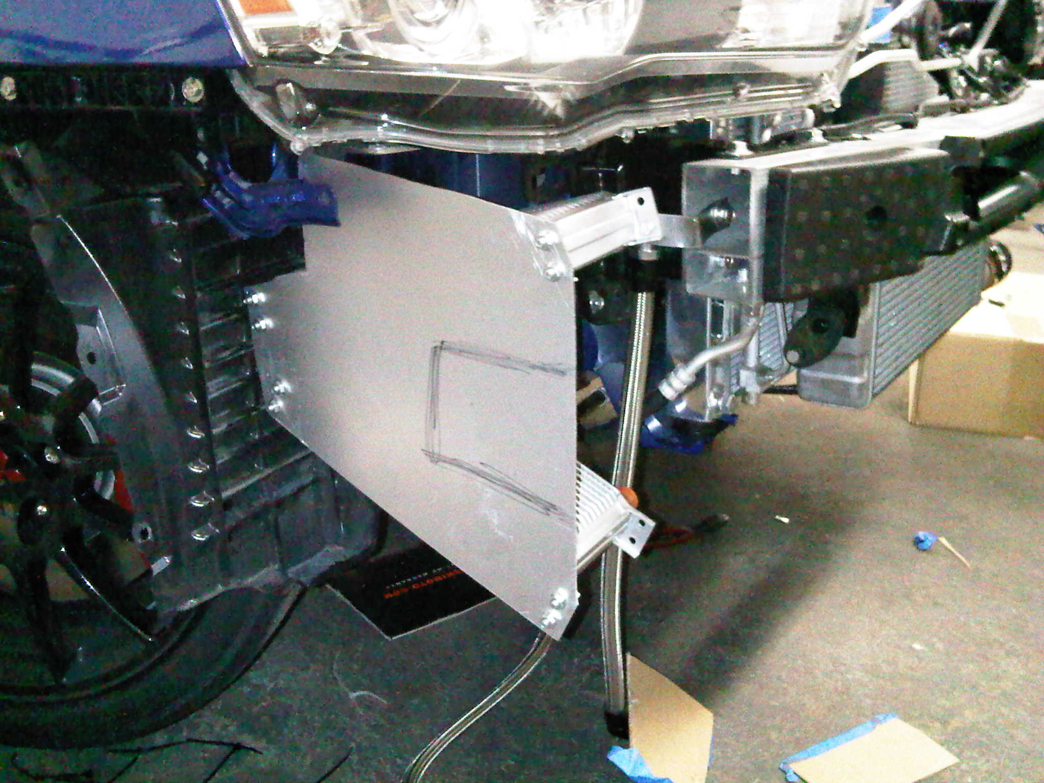 Oliekoeler kit MISHIMOTO Mitsubishi Lancer Evo X (2008-2015) - MIM-OC-EVO-08.N - MMOC-EVO-08BK