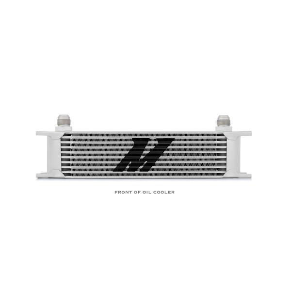 Radiator de ulei universal MISHIMOTO cu 10 rânduri - MIM-OC-10.SI - MMOC-10