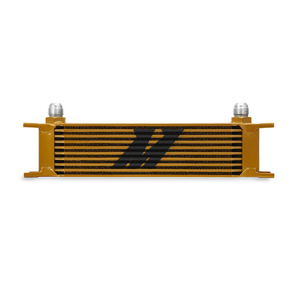 Radiator de ulei universal MISHIMOTO cu 10 rânduri - MIM-OC-10.SI - MMOC-10