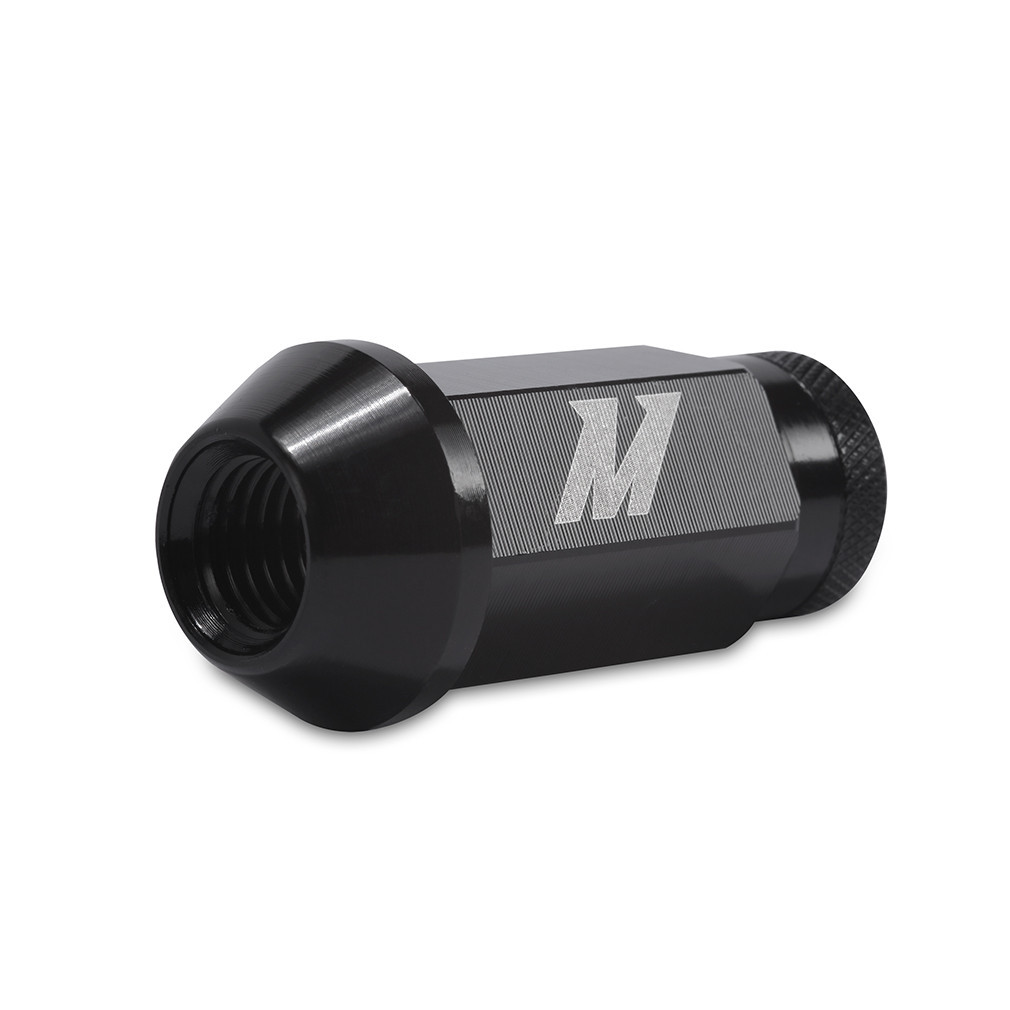 20 Mishimoto conische wielmoeren M12x125 + antidiefstalbeveiliging - MIM-LG-125-20L.N - MMLG-125-20LBK