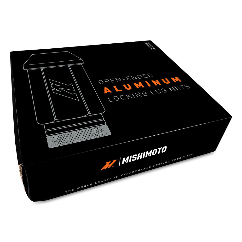 Mishimoto Aluminium Locking Lug Nuts M12x1.25, 20pc Set - MIM-LG-125-20L.N - MMLG-125-20LBK