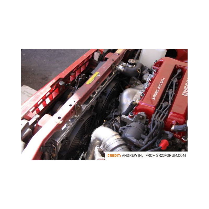 Alu waterradiator MISHIMOTO Nissan 200sx S14 (1995-1998) - MIM-RAD-SEN-91SR - MMRAD-SEN-91SR - 3666618726861