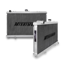 Alu X-Line waterradiator MISHIMOTO Nissan 240SX S13 SR20 motor (1989-1994) - MIM-RAD-S13-89SRX - MMRAD-S13-89SRX - 3666618726892