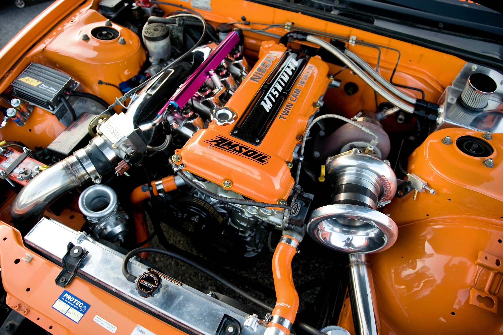 Alu waterradiator MISHIMOTO Nissan 240SX S13 SR20 motor (1989-1994) - MIM-RAD-S13-89SR - MMRAD-S13-89SR - 3666618726908