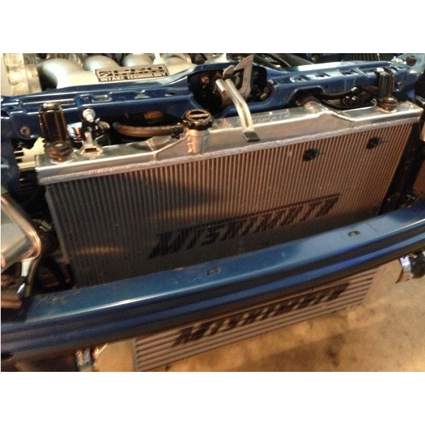 Alu waterradiator MISHIMOTO Integra type R DC5 (2002-2006) - MIM-RAD-RSX-02 - MMRAD-RSX-02 - 3666618726922