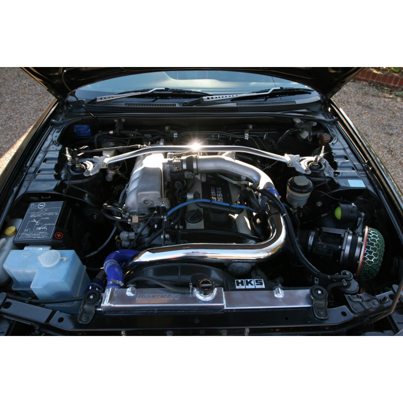 Radiator de apă din aluminiu MISHIMOTO pentru Nissan Skyline R33 (1995-1998) - MIM-RAD-RHD-R33 - MMRAD-RHD-R33 - 3666618726939