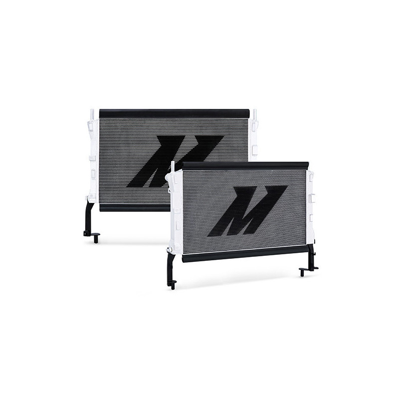 Alu waterkoeler MISHIMOTO Ford Mustang MK6 2.3 EcoBoost (2015-2023) - MIM-RAD-MUS4-15 - MMRAD-MUS4-15 - 3666618726984