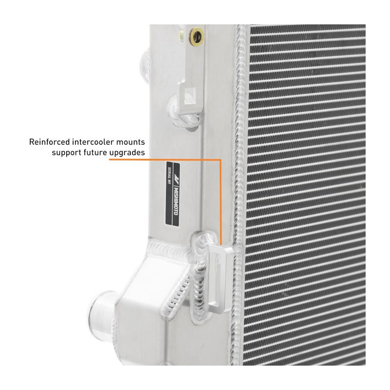 Versterkte aluminium radiateur MISHIMOTO Toyota Yaris GR (2020-2026) - MIM-RAD-GRC-23 - MMRAD-GRC-23 - 3666618727127