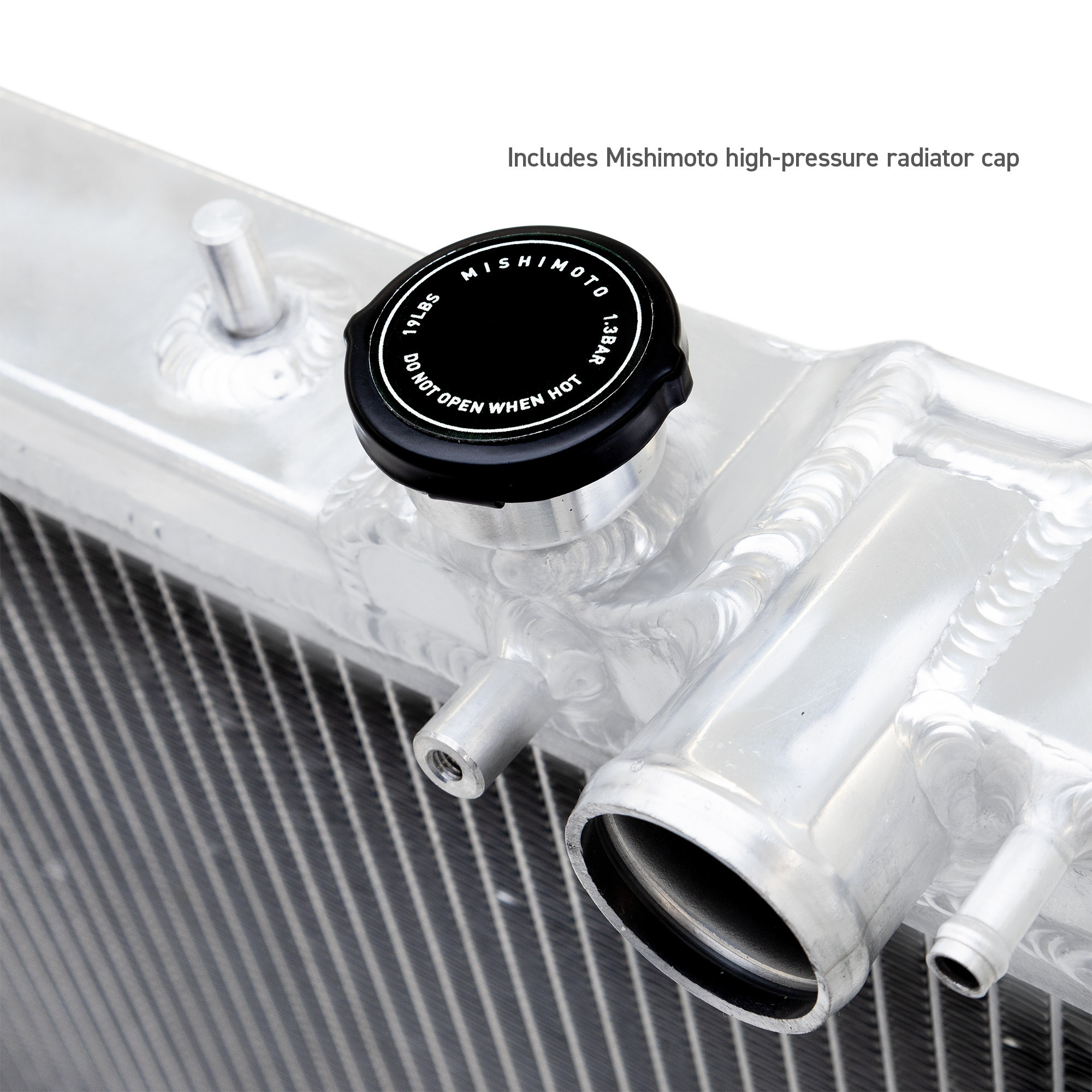 Alu waterradiator MISHIMOTO voor Subaru Forester XT (2004-2008) - MIM-RAD-FXT-04 - MMRAD-FXT-04 - 3666618727172
