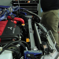 Radiateur d'eau Alu RACE MISHIMOTO Mitsubishi Lancer Evo X (2008-2015)