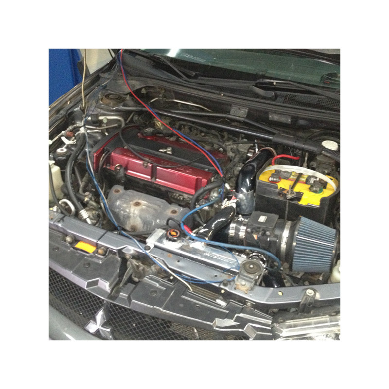 Radiator de apă din aluminiu RACE MISHIMOTO pentru Mitsubishi Lancer Evo 7/8/9 (2001-2007) - MIM-RAD-EVO-01 - MMRAD-EVO-01 - 3666618727219