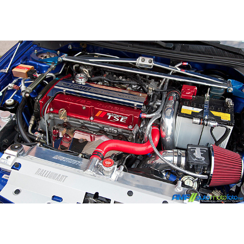 Radiator de apă din aluminiu RACE MISHIMOTO pentru Mitsubishi Lancer Evo 7/8/9 (2001-2007) - MIM-RAD-EVO-01 - MMRAD-EVO-01 - 3666618727219