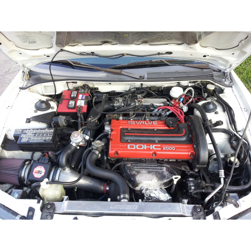Radiator de apă din aluminiu MISHIMOTO pentru Mitsubishi Eclipse 2G (1995-1999) - MIM-RAD-ECL-95T - MMRAD-ECL-95T - 3666618727226