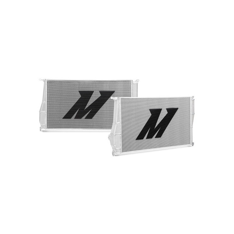 Waterkoeler Alu MISHIMOTO voor BMW 335i 135i BVM Motor N54/N55 (2006-2013) - MIM-RAD-E90-07 - MMRAD-E90-07 - 3666618727240