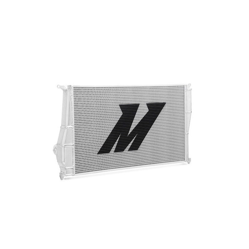Radiator de apă din aluminiu MISHIMOTO pentru BMW 335i, 135i cu transmisie manuală, motor N54/N55 (2006-2013) - MIM-RAD-E90-07 - MMRAD-E90-07 - 3666618727240