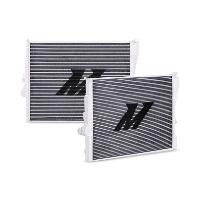 Alu waterradiator MISHIMOTO BMW E46 BVA behalve M3 (1999-2006) - MIM-RAD-E46-323A - MMRAD-E46-323A - 3666618727257