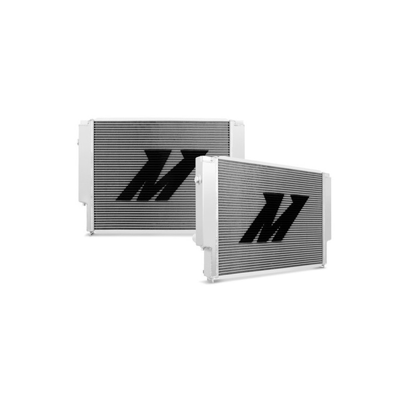 Alu X-line waterkoeler MISHIMOTO BMW 325i E30 en 323i 325i 328i M3 E36 (1992-1999) - MIM-RAD-E36-92X - MMRAD-E36-92X - 3666618727271