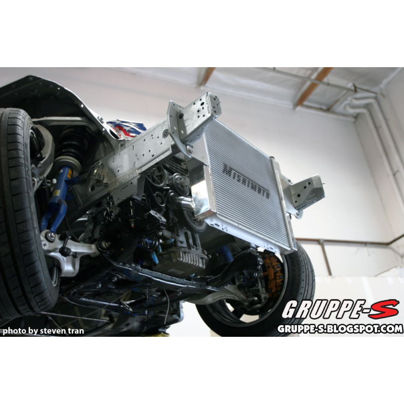 Alu Race waterradiator MISHIMOTO Universeel - MIM-RAD-DBP-26 - MMRAD-DBP-26 - 3666618727288