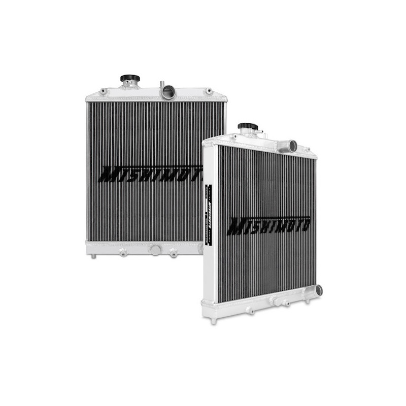 MISHIMOTO aluminium waterradiator voor Honda Civic (1992-2000) - MIM-RAD-CIV-92X - MMRAD-CIV-92X - 3666618727332