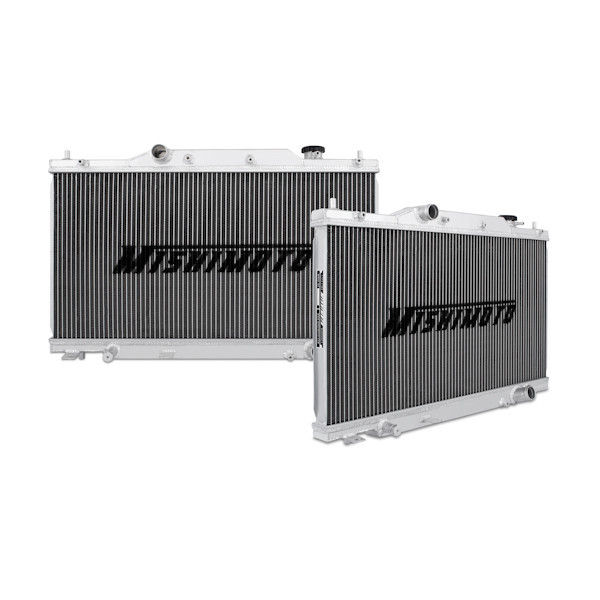 Radiator de apă din aluminiu MISHIMOTO pentru Honda Civic Type R EP3 (2002-2005) - MIM-RAD-CIV-02SI - MMRAD-CIV-02SI - 3666618727349