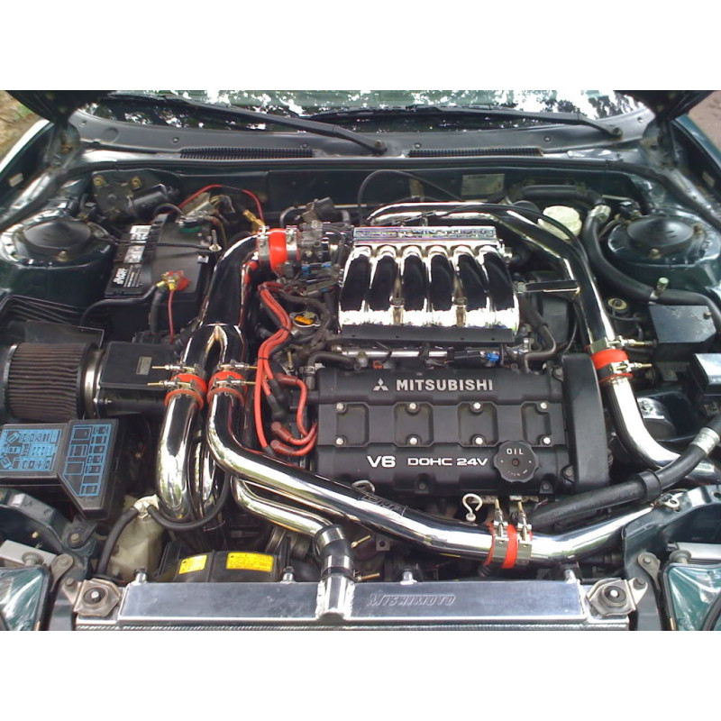 Alu Race waterradiator MISHIMOTO Mitsubishi 3000GT (1991-1999) - MIM-RAD-3KGT-91 - MMRAD-3KGT-91 - 3666618727417