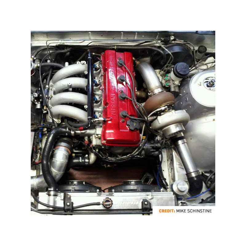 Radiator de apă din aluminiu MISHIMOTO pentru Nissan 240SX S13 (motor KA) (1989-1994) - MIM-RAD-240-89KA - MMRAD-240-89KA - 3666618727479