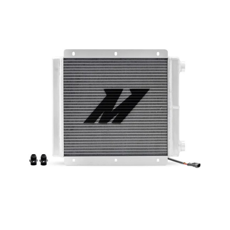 Water-, olie- en universele radiator MISHIMOTO met ventilator - MIM-HE-UNI-BRLS-K - MMHE-UNI-BRLS-K - 3666618727486
