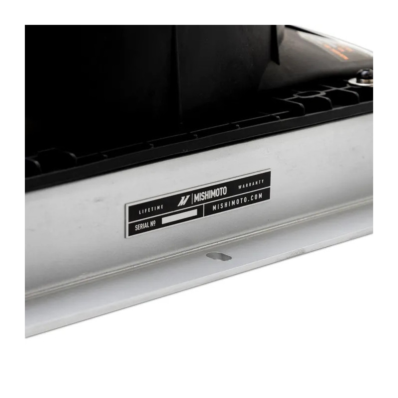 Water-, olie- en universele radiator MISHIMOTO met ventilator - MIM-HE-UNI-BRLS-K - MMHE-UNI-BRLS-K - 3666618727486