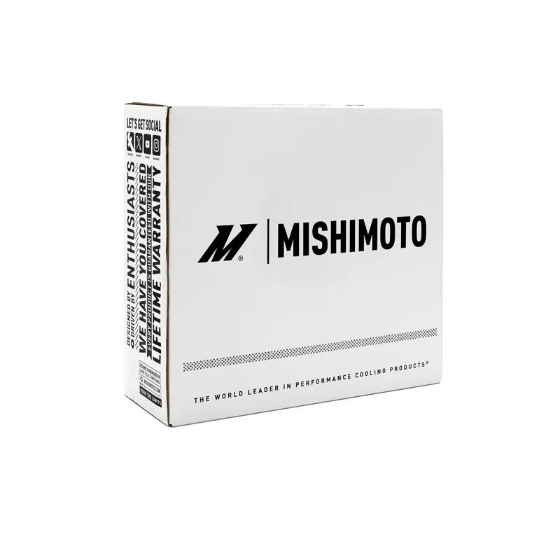Water-, olie- en universele radiator MISHIMOTO met ventilator - MIM-HE-UNI-BRLS-K - MMHE-UNI-BRLS-K - 3666618727486