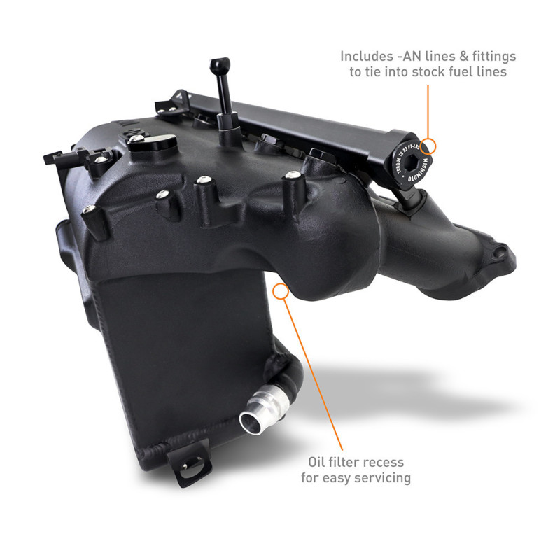 Collecteur avec charge cooler Mishimoto BMW M3/M4/M2 G8X (2021-2026) - MIM-INT-G80-21.N - MMINT-G80-21BK