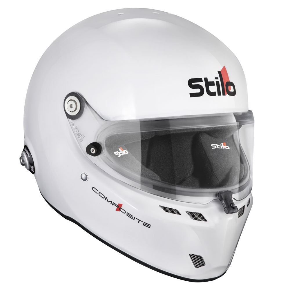 Casca Stilo ST6 FN alb/negru - Snell SA2020 FIA 8859-24 hans FIA8858-10 - STI-AA0810AG2VC.XL - AA0810AG2V610101