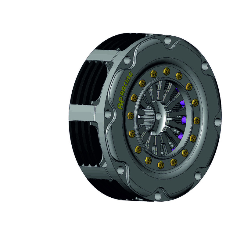 Drieplaatskoppeling van carbon Ø140 mm - AP-CP7543-OH02SN - CP7543-OH02-SN - 3666618121758