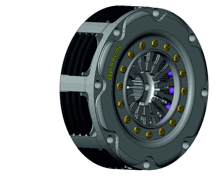 Ambreiaj cu trei discuri din carbon, Ø 140 mm - AP-CP7543-OH02SN - CP7543-OH02-SN - 3666618121758