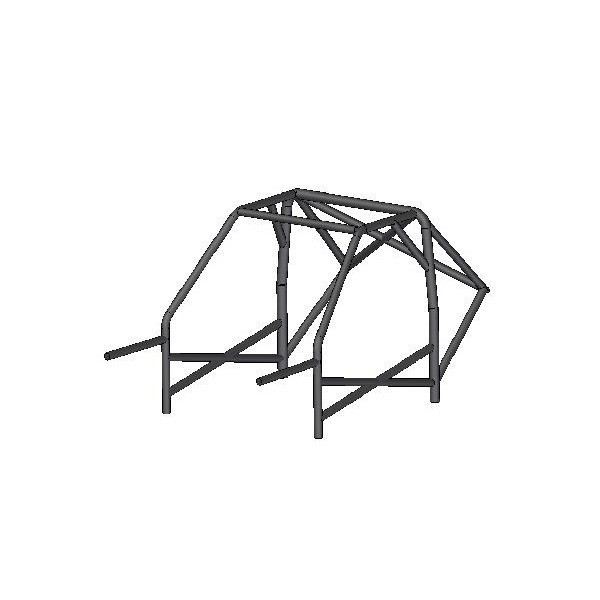 Sparco Multipoint Roll Cage Honda Civic EJ/EK 1995-2001 FIA-J Bolt-in 31kg - GT2i - 00713091S - 00713091S - 8033280057596
