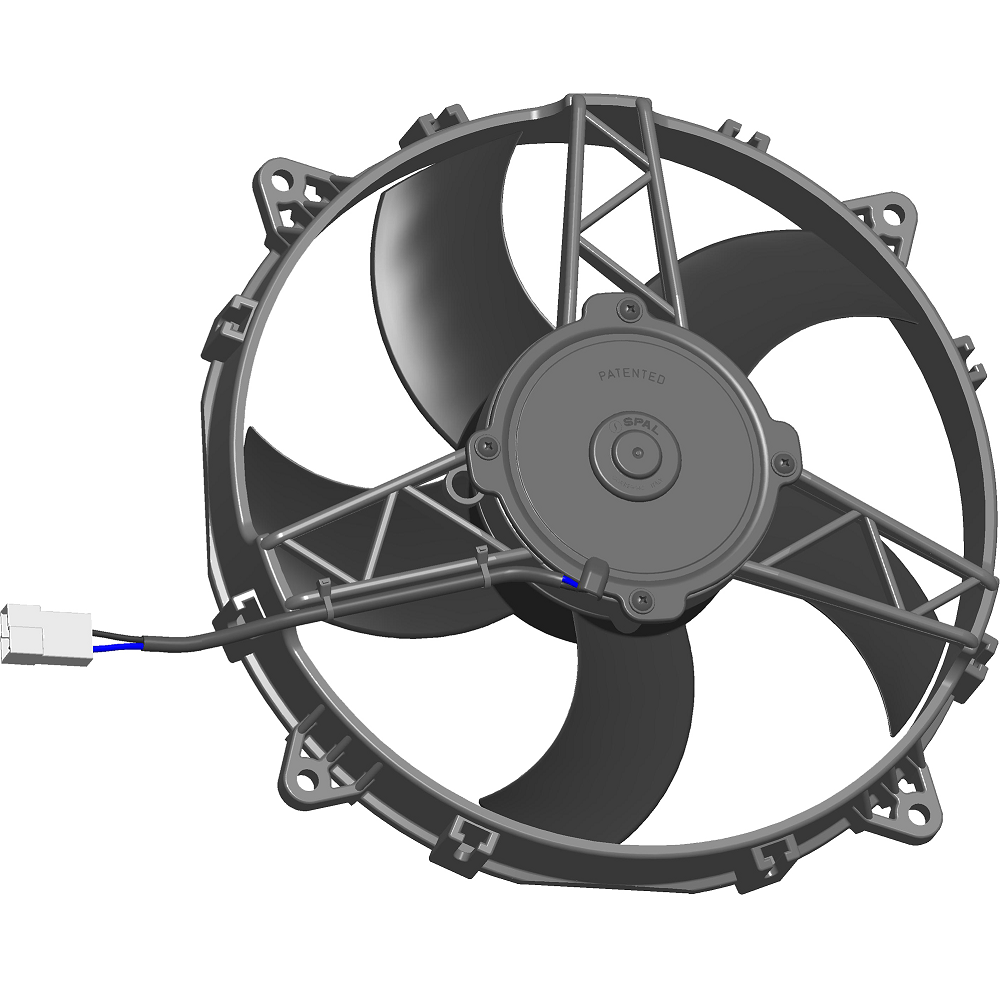 Ventilatore SPAL per Peugeot 208 R2 (Diametro 280mm aspirante 2090M³/O) - SPA-102326 - VA26-AP50/C-44A - 3661768402979