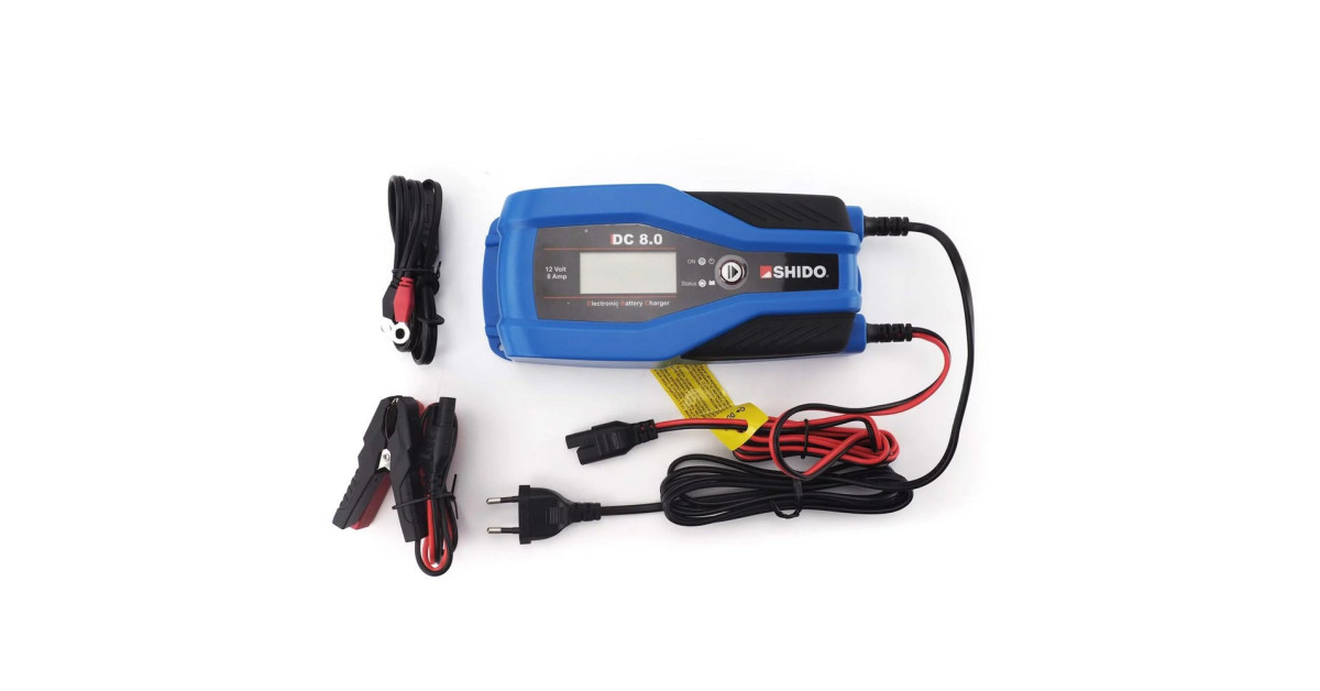 Chargeur batterie lithium SHIDO 12V 8.0A