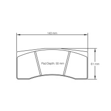 Pagid brake pads S1616 RST3,RST5