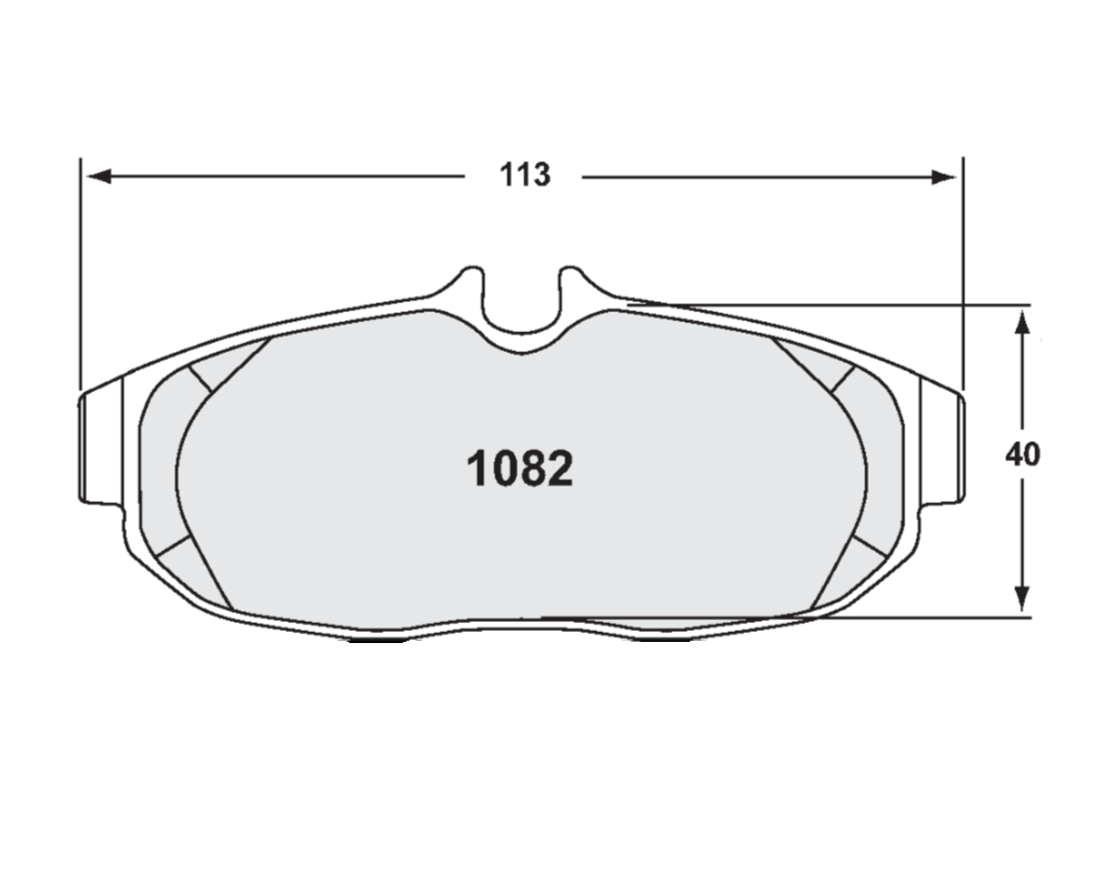 Plaquettes de Frein PFC 1082 Z-RATED Arrière Mustang GT500 - PFC-1082-10 - 1082.10 - 3661768584729
